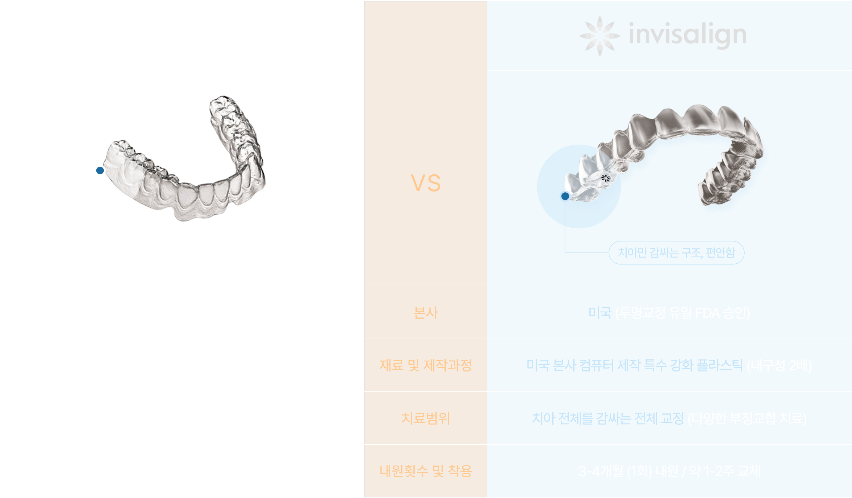 인비절라인 비교